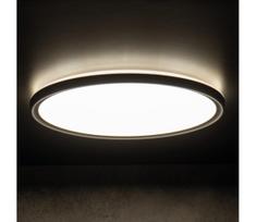 Kanlux 31501- LED lubinis vonios šviestuvas AZPO LED/11,8W/230V diametras 22,5 cm IP54 juoda