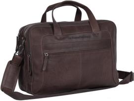 The Chesterfield Brand Ryan laptop bag 17" for laptops, dark brown (C40.101501)