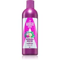 Aussie SOS Repair & Revive maitinamasis šampūnas nualintiems plaukams ir galvos odai 300 ml