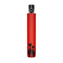DOPPLER skėtis Fiber Cats Family 7441465CT - Raudona, Trumpieji