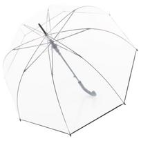 DOPPLER skėtis Transparent 77354BSZ - Juoda, Ilgieji