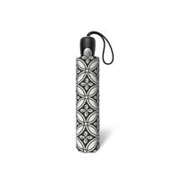 PIERRE CARDIN skėtis Easymatic Black and White - Juoda, Trumpieji