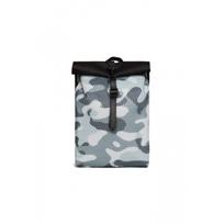 RAINS kuprinė Rolltop Rucksack Mesh Mini W3 1335 - Juoda
