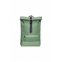 RAINS kuprinė Rolltop Rucksack Mesh W3 1334 - Žalia
