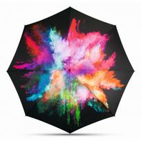 HAPPY RAIN skėtis Essentials Long AC holy expl. - Spalvota, Ilgieji