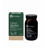 Organic Spirulina Capsules Ekologiškos spirulinos kapsulės 100 kapsulių