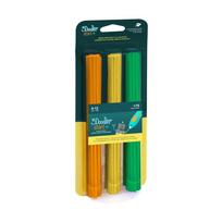 3Doodler Start+ filamentas 2.5 mm – 75 vnt, – mandarinų spalvos / citrinos žievelės / pavasario žalios spalvos
