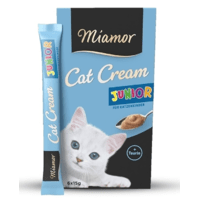 Miamor skanėstai kačiukams - kreminė pasta su taurinu, 6*15 g, Miamor Junior Pate Cream