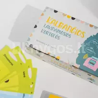 Lavinamosios kalbančios kortelės (žydra)