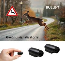 Ultragarsiniai švilpukai automobiliui BULLE-T. Laukinių gyvūnų baidymo signalizatoriai