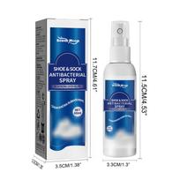Antibakterinis batų purškalas 60ml, Pėdų kvapo neutralizatorius, Kojinių ir batų gaiviklis, Antiperspirantas pėdų sveikatai 60ml