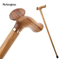 Geltonas Ergonomiškas Medinis Vienos Jungties Lazda Dekoratyvinė Cosplay Vakarėlio Lazda Helovino Kuoka Ramentas Lazda Crosier 96cm