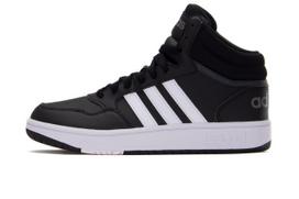 Vaikiški sportiniai batai ADIDAS HOOPS MID 3.0 K GW0402 - juodi r. 36 ⅔ juoda