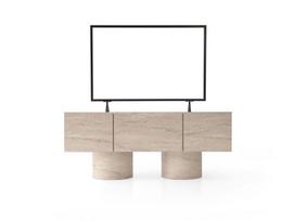 Televizoriaus stovas, H.TV Sehpası - 6011, 150x87x42 cm, melaminė danga