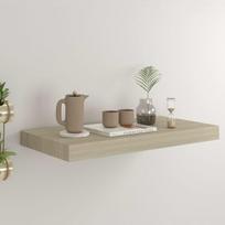 vidaXL Pakabinama sieninė lentyna, ąžuolo spalvos, 50x23x3,8cm, MDF