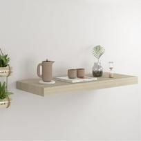 vidaXL Pakabinama sieninė lentyna, ąžuolo, 60x23,5x3,8cm, MDF