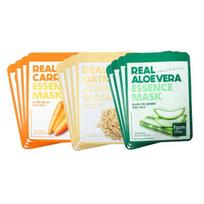 FarmStay Real Essence Mask Combo Pack Ver.2 (1BOX / 12 Sheets) 23ml / 0.78 fl.oz. per sheet (3 Options) #1box (12 sheets)