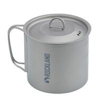 Titaninis puodelis Rockland Minimalist, pilkas, 600 ml