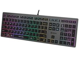A4Tech FSTYLER FX60H pilka žaidimų klaviatūra (Neon Backlit)