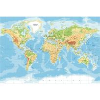 Poliesteris,Anglų Žemėlapis-Pasaulio Žemėlapis-Šalys su Miestais,Meno Plakatas,Švietimo Geografija,Mokymasis Mokymas,Kelionės Reikmenys