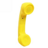 Belaidis Bluetooth suderinamas retro imtuvas Anti-radiation Telefonas Ragelis Išorinis mikrofonas geltona
