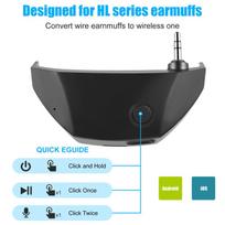 W1 Bluetooth suderinamas adapteris, tinkantis Walker serijos laidu valdomoms belaidėms ausinėms juoda