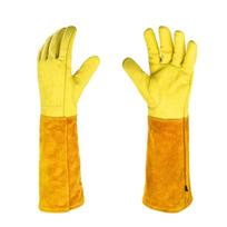 Sodininkystės pirštinės moterims/vyrams rožių genėjimui, apsaugančios nuo dyglių ir įpjovimų, ilgos, apsaugančios dilbius