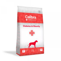 CALIBRA VD Dog Diabetes/Obesity sausas maistas šunims, 2kg