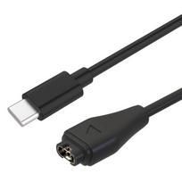 Įkroviklio USB-C laidas, suderinamas su Garmin Fenix 8 E 7 7S 7X 6 6S 6X 5 5S 5X Forerunner 965 45 265 Venu 3 Vivoactive 5 Phonillico® juoda