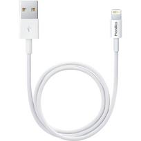 Baltas USB įkroviklio laidas iPhone 11 / 11 PRO / 11 PRO MAX - 1 metro ilgio įkroviklio laidas [Phonillico®]
