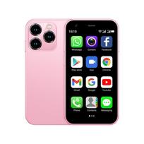 SOYES XS15 mini išmanusis telefonas 3,0 colio ekranas Android 8.1 2GB RAM 16GB ROM Dual SIM Play Store 3G mobilusis telefonas 2GB rožinė