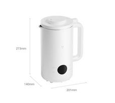 Xiaomi Mijia sojos pieno virimo aparatas 1L LED didelis ekranas 12 valandų programavimas 3 profesionalios plakimo technologijos 6 karštų ir šaltų gėrimų meniu balta
