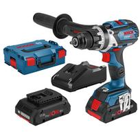 Suktuvas gręžtuvas GSR 18V-110 C, 2x4Ah GAL 18V-40 06019G010A BOSCH