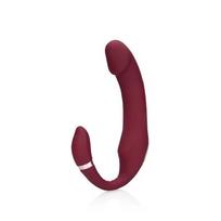 Loveline by Shots Loveline Bendable Vibrating Dual-End Intimate Device Merlot Grape