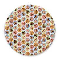 Little Genie Productions Dirty Boob - Decorative Party Plates 7" - Set of 8, Humorous Design