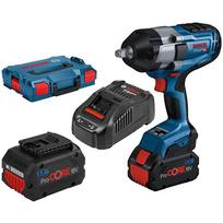 Akumuliatoriaus smūgio veržliaraktis GDS 18V-1000, LB 2x5.5PrC, 1880CV 06019J8303 BOSCH