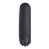 XR Brands Bang! Mini Bullet Wireless Vibrating Device, Remote Control, Black