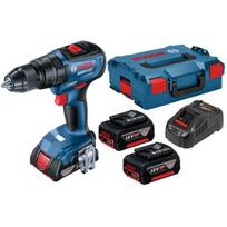 Akumuliatorinis suktuvas gręžtuvas, smūginis (komplektas) GSB 18V-50, 18V, 50/24Nm, 2x5.0Ah, 06019H5101 BOSCH