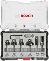 Frezų rinkinys (6 vnt.) 1/4" 2607017470 BOSCH