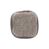 Touché by Shots Touche Square Face Pad with Charcoal & Natural Hemp Fibers, Black