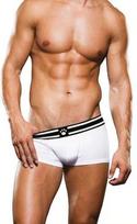 Prowler Prowler Trunk XS White/Black - Sporty Two-Tone Poly-Spandex Underwear