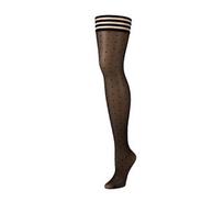 Kix'ies Kix'ies Ally Thigh Highs A Black - Polka Dot Retro Design, No-Slip Grip