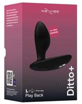 We-Vibe We-Vibe Ditto+ Satin Black App-Controlled Silicone Plug 6.8 cm