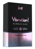 INTT UNISEX AROUSAL GEL intt Vibration Bubble Gum Effect Gel 15 ml - Sensation Formula