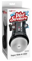 PDX EXTREME PDX Extreme Wet Stroker Super Slide Transparent Intimate Device 21.6cm