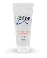 Just Glide Just Glide Strawberry 200 ml Water-Based Lubricant - Fruity Aroma