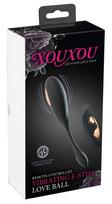XOUXOU JOLT e-RC Love Ball Intimate Trainer with E-Stim & Vibration, 18.6cm, Pink