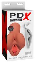 PDX PLUS+ PDX Plus Intimate Machine Dual Channel Fanta Flesh 16.5cm