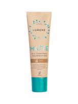 LUMENE MATTE OIL-CONTROL skysta kreminė pudra su SPF20 (4 Tan), 30 ml