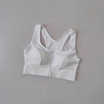 High Impact Front Zipper Sports Bra Shockproof Quick Dry Yoga Top for Women Running Vest Fitness Underwear M balta